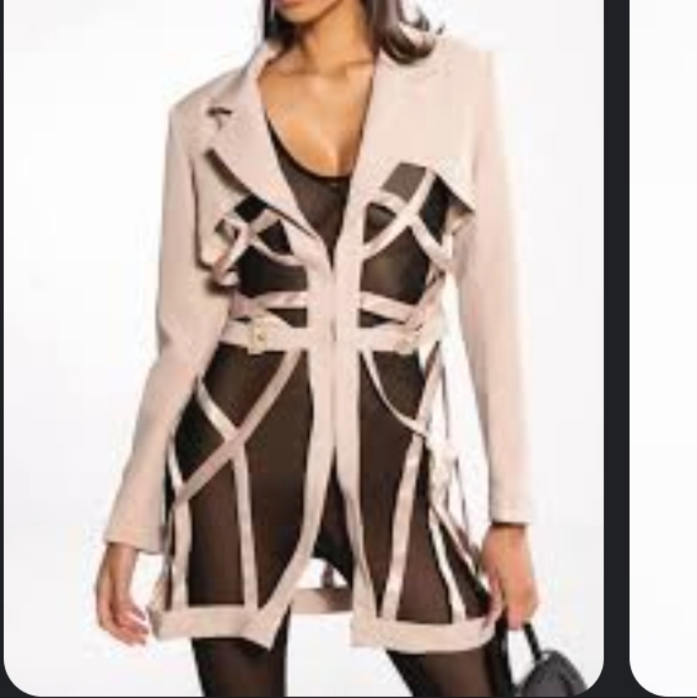 Satin Caged Jacket